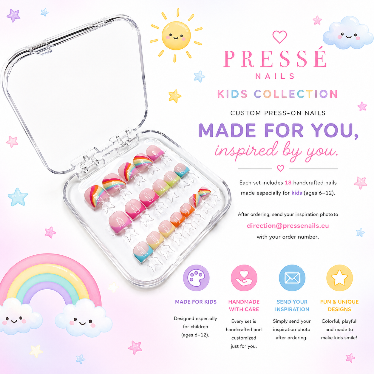 Custom Kids Press-On Nails
